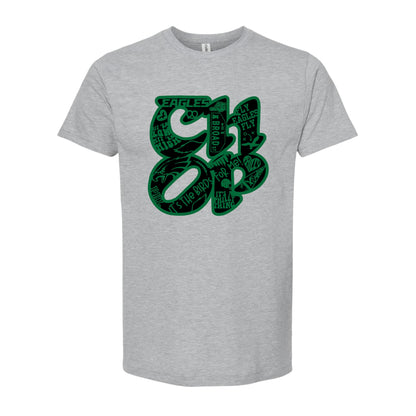 CHOP Birds heather gray short sleeve t-shirt - *leftover physical stock* READY-TO-SHIP (ships in 1-2 business days)