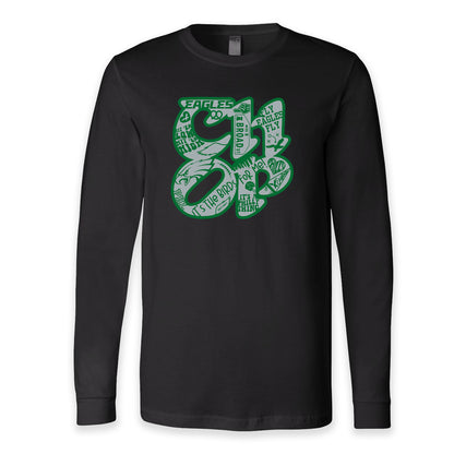 CHOP Birds black long sleeve tee - PRINTED-TO-ORDER (ships from local print shop)
