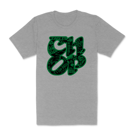 CHOP Birds heather gray short sleeve t-shirt - PRINTED-TO-ORDER (ships from local print shop)