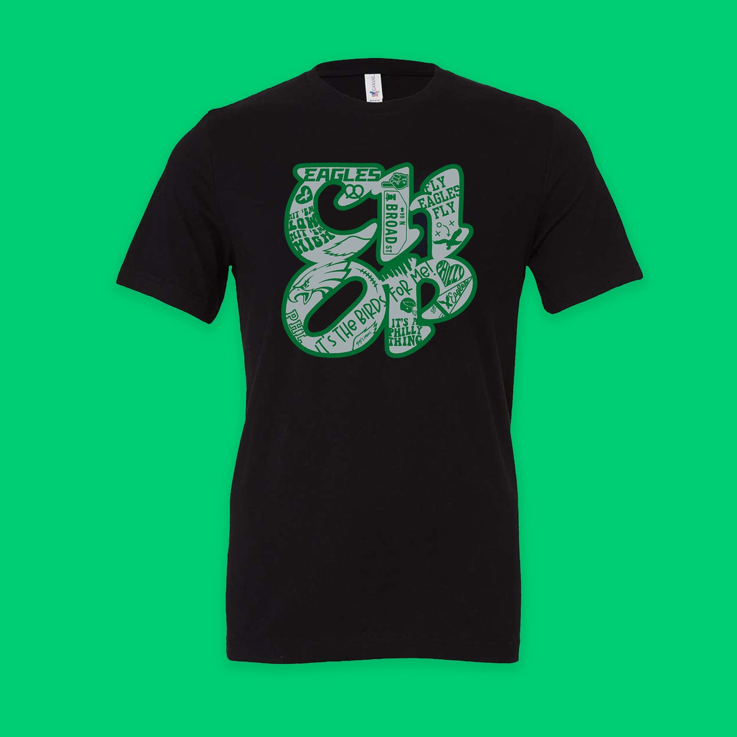 CHOP Birds black short sleeve t-shirt - PRINTED-TO-ORDER (ships from local print shop)