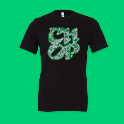 CHOP Birds black short sleeve t-shirt - PRINTED-TO-ORDER (ships from local print shop)