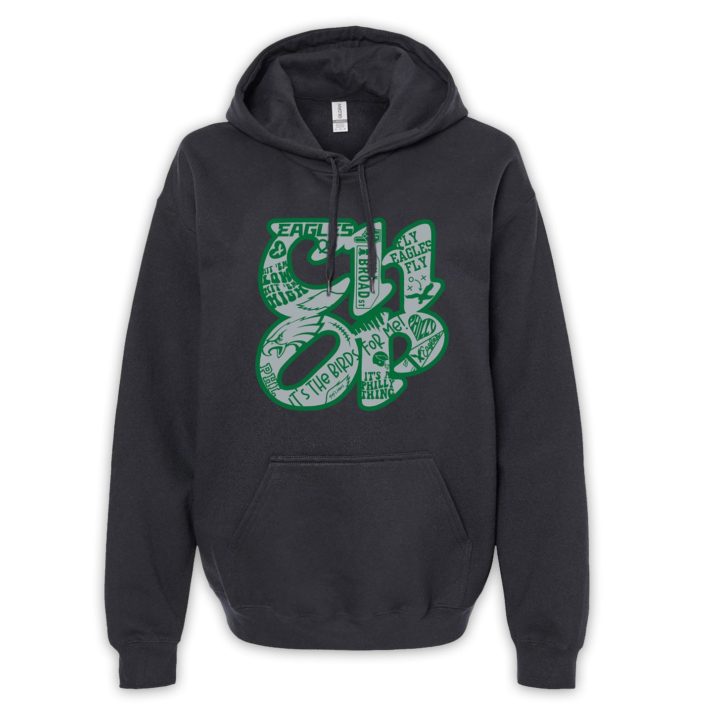 CHOP Birds black hoodie - PRINTED-TO-ORDER (ships from local print shop)