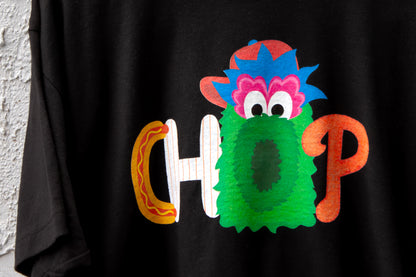CHOP Philly baseball mascot BLACK short sleeve t-shirt